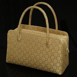 利休バッグ　手提げお茶バッグ　葵バッグ　日本製　帯や着物からも製造いたします。 （メール便不可）