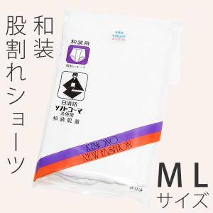 和装下着 股割ショーツ ショーツ「白色」 M L 日清紡ソフトコーマ 綿ショーツ