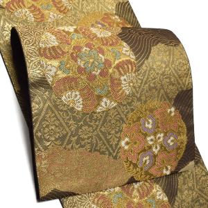 Prices down2）未仕立て袋帯 「御所解き文様」 西陣織 螺鈿 日本製