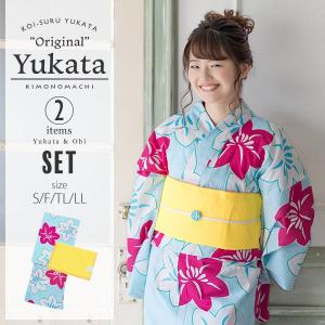 Prices down2）浴衣 レディース セット 芸艸堂 「ピンク 朝顔」UNSODO