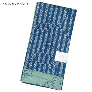 （Prices down2）京都きもの町オリジナル 浴衣帯単品「水面（みなも）　紺青」細帯 小袋帯 半巾帯 半幅帯ss2506ohs10｜京都きもの町