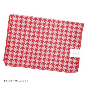 京都きもの町オリジナル 浴衣帯単品「千鳥　赤」ゆかた帯
