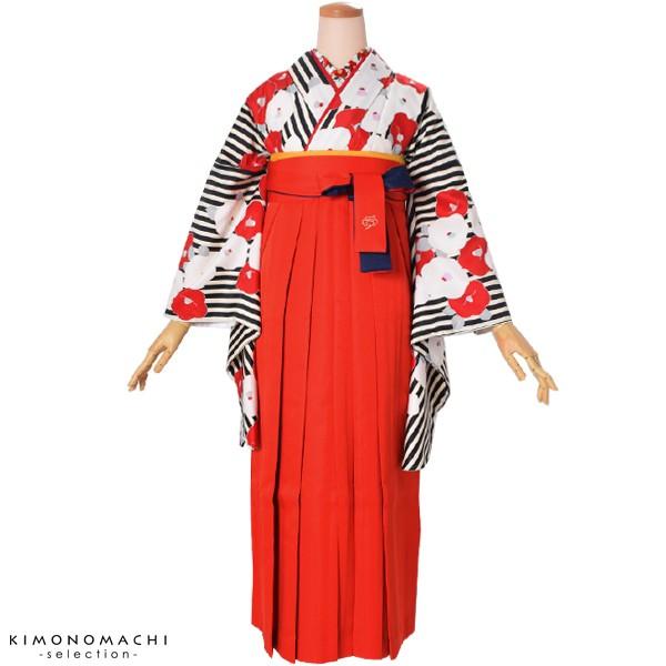 （Prices down2）卒業式 袴 大学生 小学生 バイカラー 二色 袴単品「赤×紺」無地 SS...