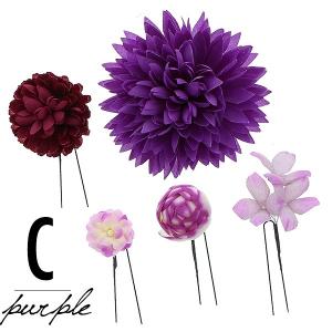 成人式 髪飾り 花 赤 白 「レッド ホワイト...の詳細画像4