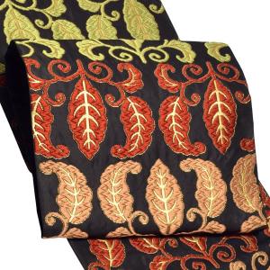 Prices down2）未仕立て袋帯 「御所解き文様」 西陣織 螺鈿 日本製