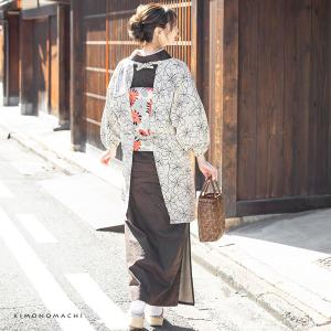 割烹着 おしゃれ 北欧「ベージュ 花」実用的 ...の詳細画像2