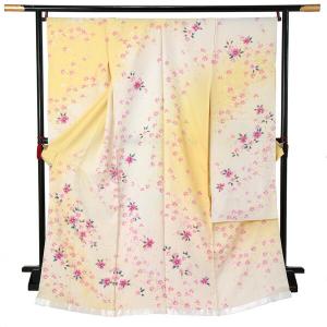 新古品)お仕立て上がり 振袖単品 「黒地 八重桜、牡丹に手毬」 振り袖