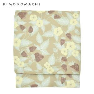 Prices down2）洒落袋帯「山羊花卉文錦」龍村美術織物謹製 西陣織証紙