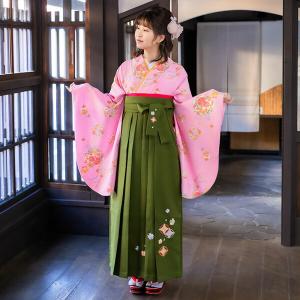 二尺袖 着物 袴フルセット ボヌールセゾン ショート丈 アイボリー 袴変更可能 二尺袖 着物 袴フルセット bonheur saisons ボヌールセゾン 着物丈は