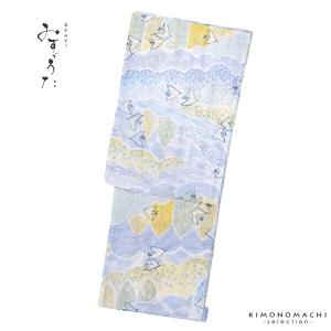 浴衣 花柳流 反物 染め 踊り リサイクル 高級反物 着物 綿 夏きもの