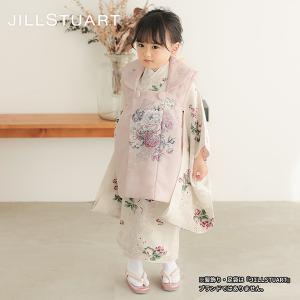 七五三 着物 3歳 女の子 ブランド被布セット JILLSTUART「ピンク　ローズブーケ」