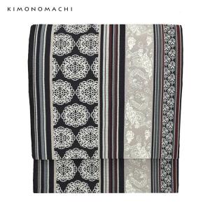 KIMONOMACHI 京袋帯 単品 数量限定 オリジナル「焦茶色 スクエアレース