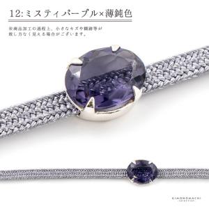 帯締め 帯留め 2点セット「サファイヤブルー ...の詳細画像4