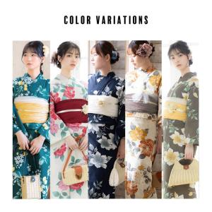 浴衣セット レディース 大人可愛い 浴衣3点セ...の詳細画像3