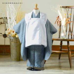 七五三 3歳 着物 単品「アラベスク ブルーグ...の詳細画像4