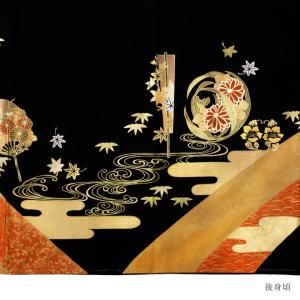 黒留袖 お仕立て上がり 単品「金茶 エ霞に菊の...の詳細画像4
