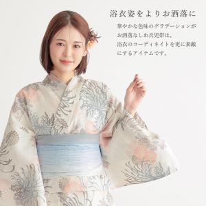グラデーション しわ兵児帯 浴衣 帯 兵児帯 ...の詳細画像1
