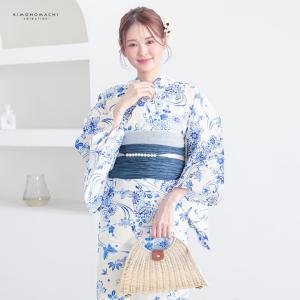 浴衣 レディース 女性浴衣 単品「オフホワイト...の詳細画像5
