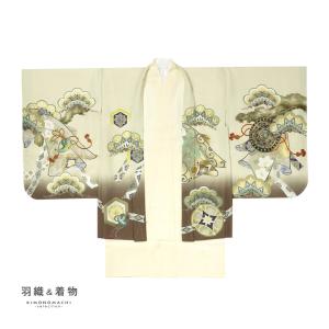 七五三 着物 男の子 5歳 羽織袴セット「象牙...の詳細画像4