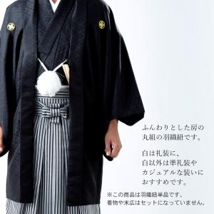 羽織紐 男性用 単品「白・灰・茶・紺」羽織カン...の詳細画像1