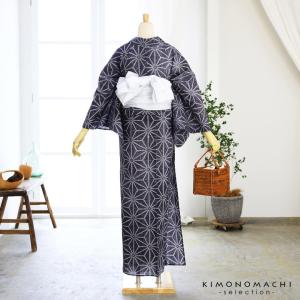 お仕立て上がり絞り浴衣単品 花しぼり「寄木細工...の詳細画像4