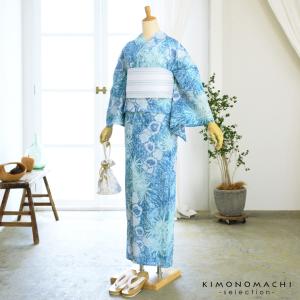 お仕立て上がり絞り浴衣単品 花しぼり「リリアン...の詳細画像3
