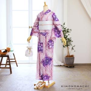 お仕立て上がり絞り浴衣単品 花しぼり「古織部 ...の詳細画像3
