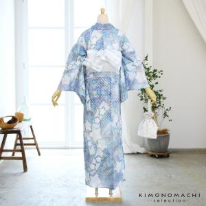 お仕立て上がり絞り浴衣単品 花しぼり「きら星 ...の詳細画像4