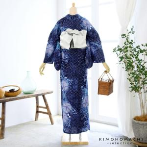お仕立て上がり絞り浴衣単品 花しぼり「宵の風 ...の詳細画像4