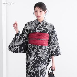 浴衣 レディース 女性浴衣単品「黒地 芒」Fサ...の詳細画像5