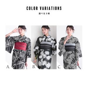 浴衣 レディース 女性 2点セット (浴衣+し...の詳細画像3