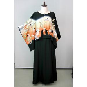 140一点物の正絹留袖ドレス【着物ドレス 和ド...の詳細画像3