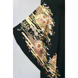 146一点物の正絹留袖ドレス【留袖ドレス 着物...の詳細画像5