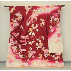 正絹振袖 在庫処分 成人式 訳アリ  未仕立て 仮絵羽