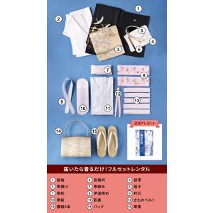 送料無料【黒留袖フルレンタルセット】ガンダーラ...の詳細画像5