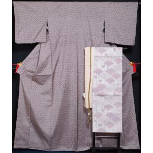 着物セット 新品 仕立て上がり 本場牛首紬・本場筑前 博多織 八寸名古屋帯・帯揚げ・帯締め 4点 セット 裄長 サイズ 白山工房 牛首紬 紬 名古屋帯 牛首 送料無料