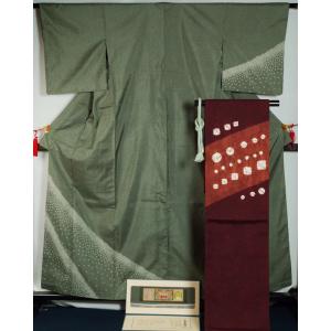 岡重-浴衣（ゆかた）仕立て上がり 八咫烏 60Y-20 : 作務衣と甚平和