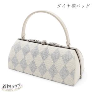 和装バッグ 利休バッグ 花しおり 正絹 薄紫 パープル ラベンダー