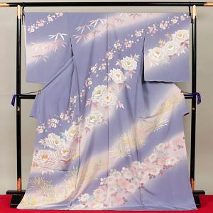 和遊館】即決eha1647 お仕立て付き！本加賀友禅「矢花博呂美」浜