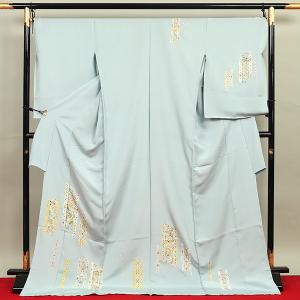 和遊館】即決eha1389 お仕立て付き！本加賀友禅「佐藤賢一」浜ちりめん