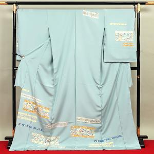 和遊館】即決eha1647 お仕立て付き！本加賀友禅「矢花博呂美」浜
