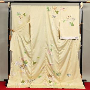 和遊館】即決eha1389 お仕立て付き！本加賀友禅「佐藤賢一」浜ちりめん