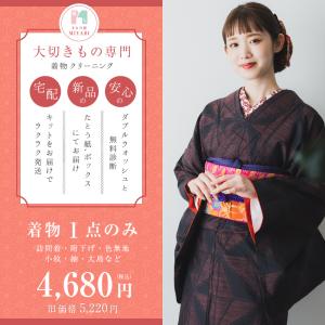 着物 クリーニング 宅配 着物1点のみ(訪問着・附下げ・色無地・小紋・紬・大島など)