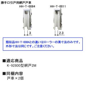 ykkap 網戸 戸車 HHT0011 左右セ...の詳細画像4