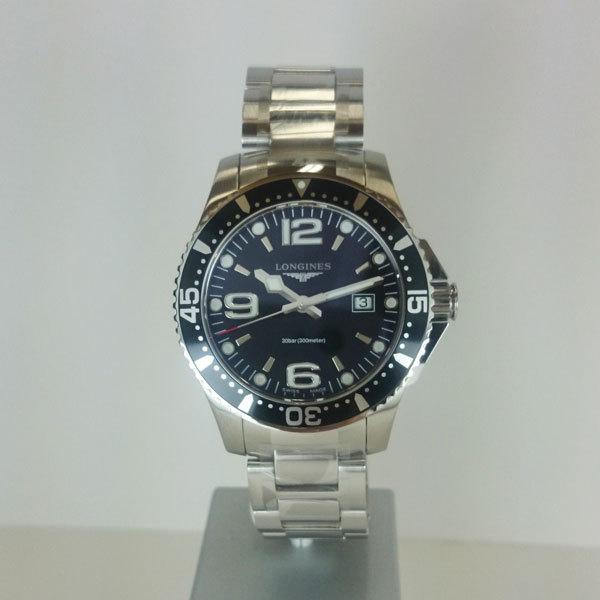 【訳あり】ロンジン腕時計　L37304566　ハイドロコンクエスト　電池式　メンズ　ケース径39ミリ...