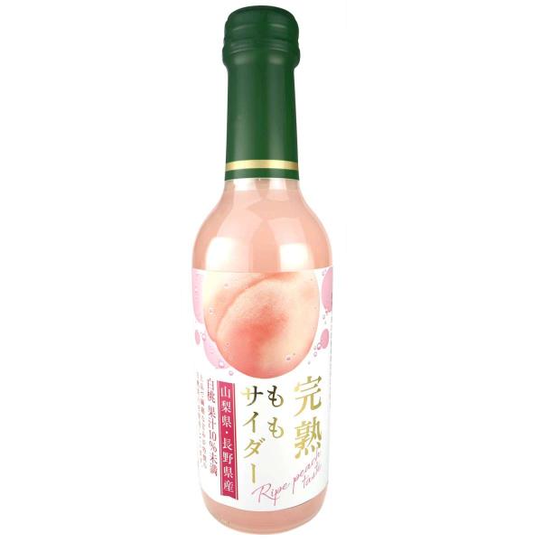 木村飲料　完熟ももサイダー　240ml ビン / 20本入