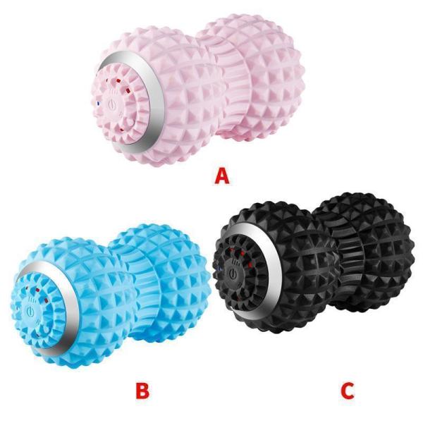 シェイプツインボール 口コミ 振動 振動マシン ストレッチボール 腰痛 マッサージボール 足裏 電動...