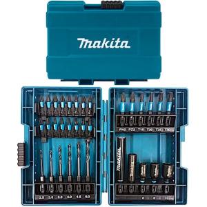 マキタ(Makita) インパクトドライバー用 ビット ソケット ドリルビット 33本 セット 六角軸6.35mm ケース付 E-06622 [並行輸