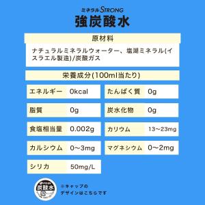 ミネラルストロング 伊藤園 ラベルレス 強炭酸...の詳細画像5