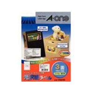 エーワン 29235 (インクジェットプリンタラベル／光沢紙ラベル／A4判 3面 ファイル・表示用／...